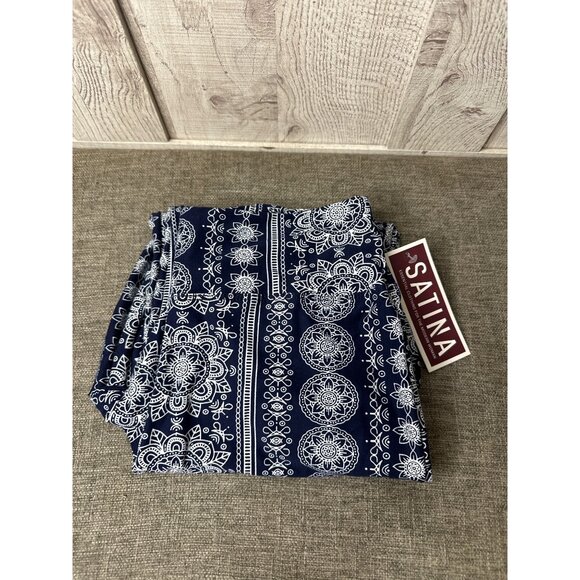 SATINA Womens M High Waisted Flare Leggings Buttery Soft Bell Bottom Palazzo - Picture 3 of 6